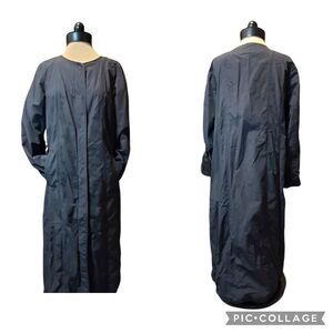 Eileen Fisher Black Trench Coat XS